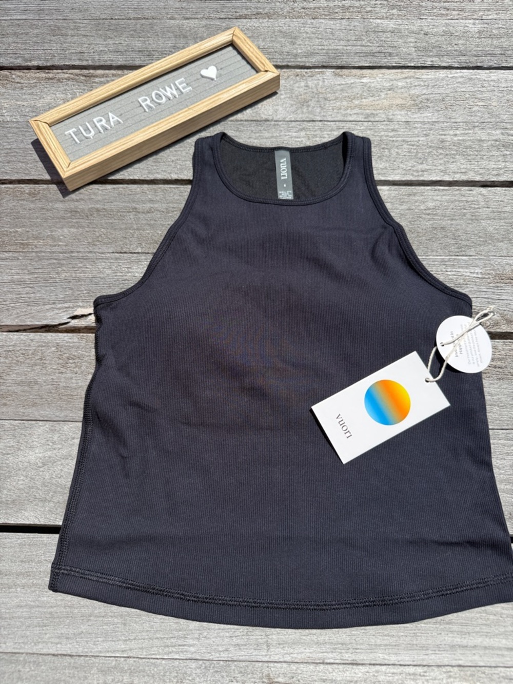 Vuori Black Tank Top